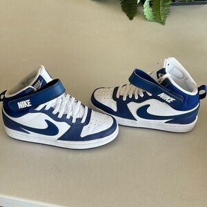 High top Nike blue/white